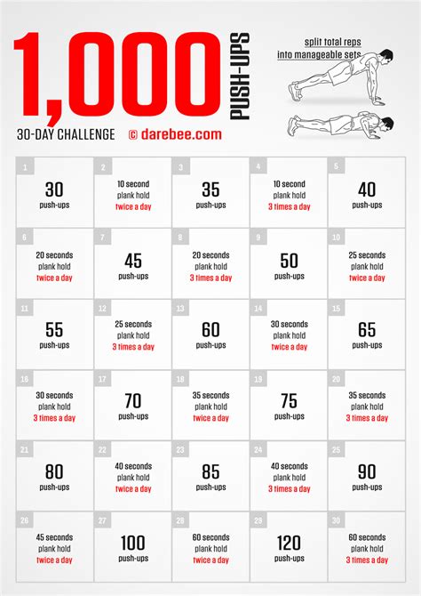 1000 pushups a day program.